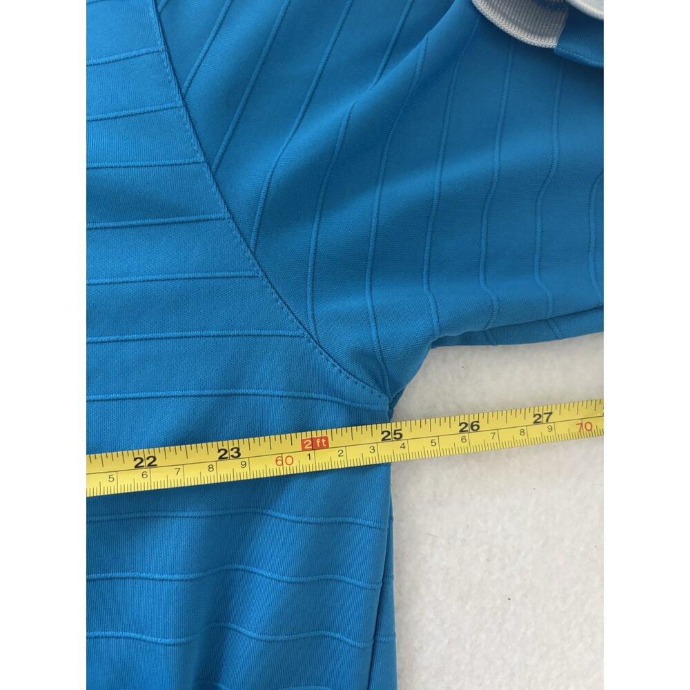 Callaway Opti-Dri Polo Shirt Mens XL Blue Performance Golf Short‎ Sleeve - Picture 4 of 7